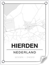 Tuinposter HIERDEN (Nederland) - 60x80cm