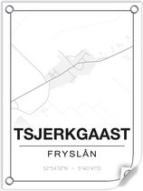 Tuinposter TSJERKGAAST (Fryslân) - 60x80cm