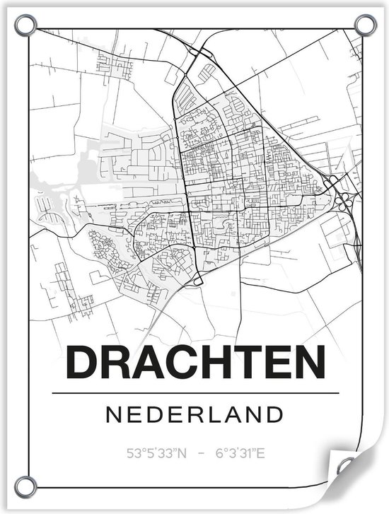Tuinposter DRACHTEN (Nederland) - 60x80cm