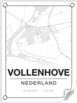Tuinposter VOLLENHOVE (Nederland) - 60x80cm