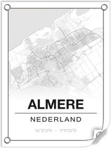 Tuinposter ALMERE (Nederland) - 60x80cm