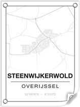 Tuinposter STEENWIJKERWOLD (Overijssel) - 60x80cm