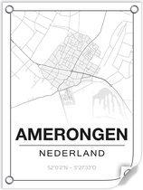 Tuinposter AMERONGEN (Nederland) - 60x80cm