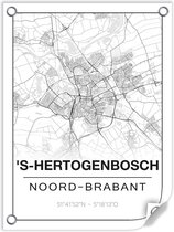 Tuinposter S-HERTOGENBOSCH (Noord-Brabant) - 60x80cm