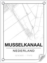 Tuinposter MUSSELKANAAL (Nederland) - 60x80cm