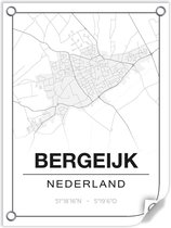 Tuinposter BERGEIJK (Nederland) - 60x80cm