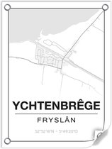Tuinposter YCHTENBREGE (Fryslân) - 60x80cm