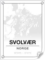 Tuinposter SVOLVAER (Norge) - 60x80cm
