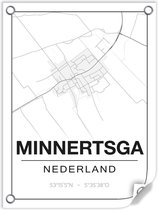 Tuinposter MINNERTSGA (Nederland) - 60x80cm