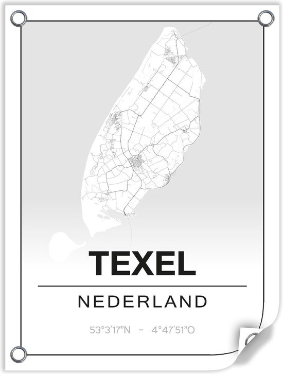 Tuinposter TEXEL (Nederland) - 60x80cm