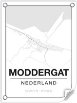 Tuinposter MODDERGAT (Nederland) - 60x80cm