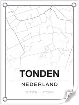 Tuinposter TONDEN (Nederland) - 60x80cm