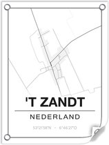 Tuinposter T ZANDT (Nederland) - 60x80cm