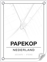 Tuinposter PAPEKOP (Nederland) - 60x80cm