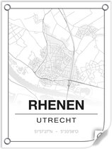 Tuinposter RHENEN (Utrecht) - 60x80cm
