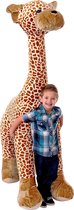 Mega opblaas giraffe 150cm - Inflate-a-mals