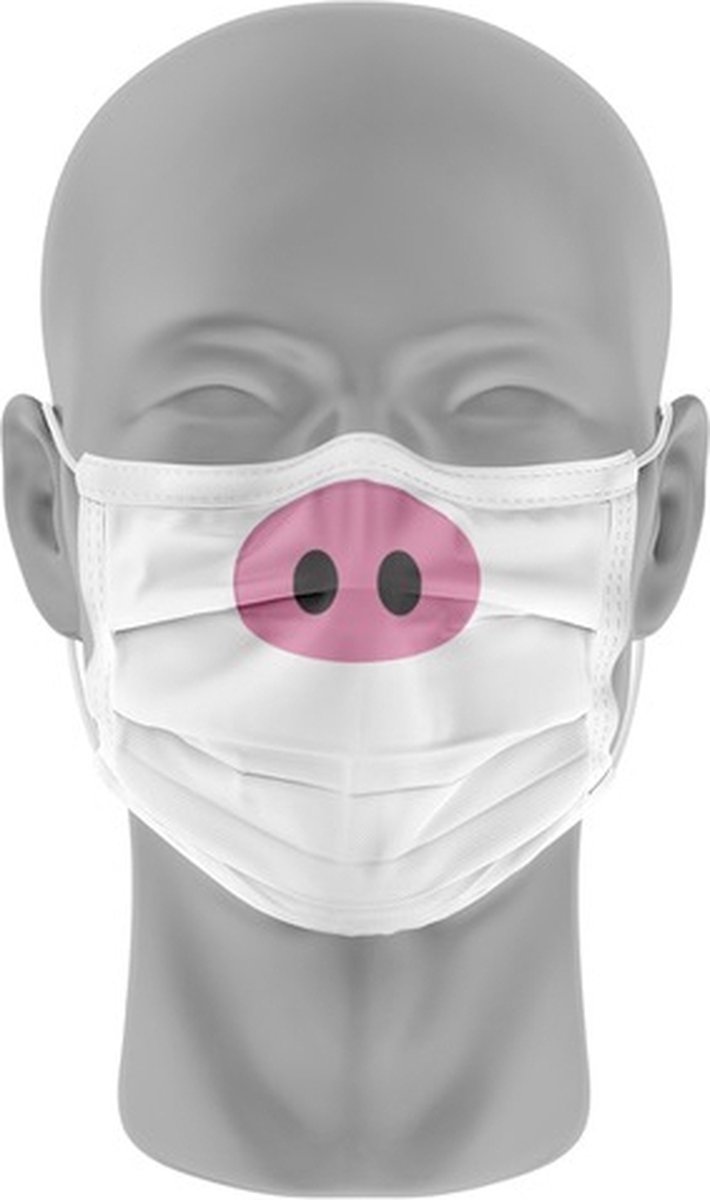 Mondmasker (herbruikbaar) Nihon | varkenssnuit-print