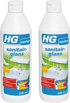 HG Sanitairglans -Badkamer reiniger - 500 ml | 2 Stuks !