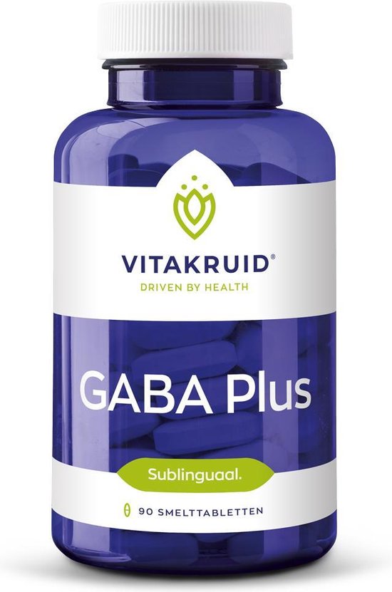 Vitakruid Gaba Plus Sublinguaal Voedingssupplement - 90 smelttabletten