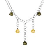 Orphelia ZK-2684/1 - Collier - Zilver 925 - 46 cm - Swarovski kristal