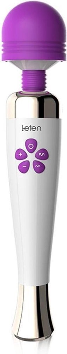 Leten Fanny Wand Vibrator - paars/wit