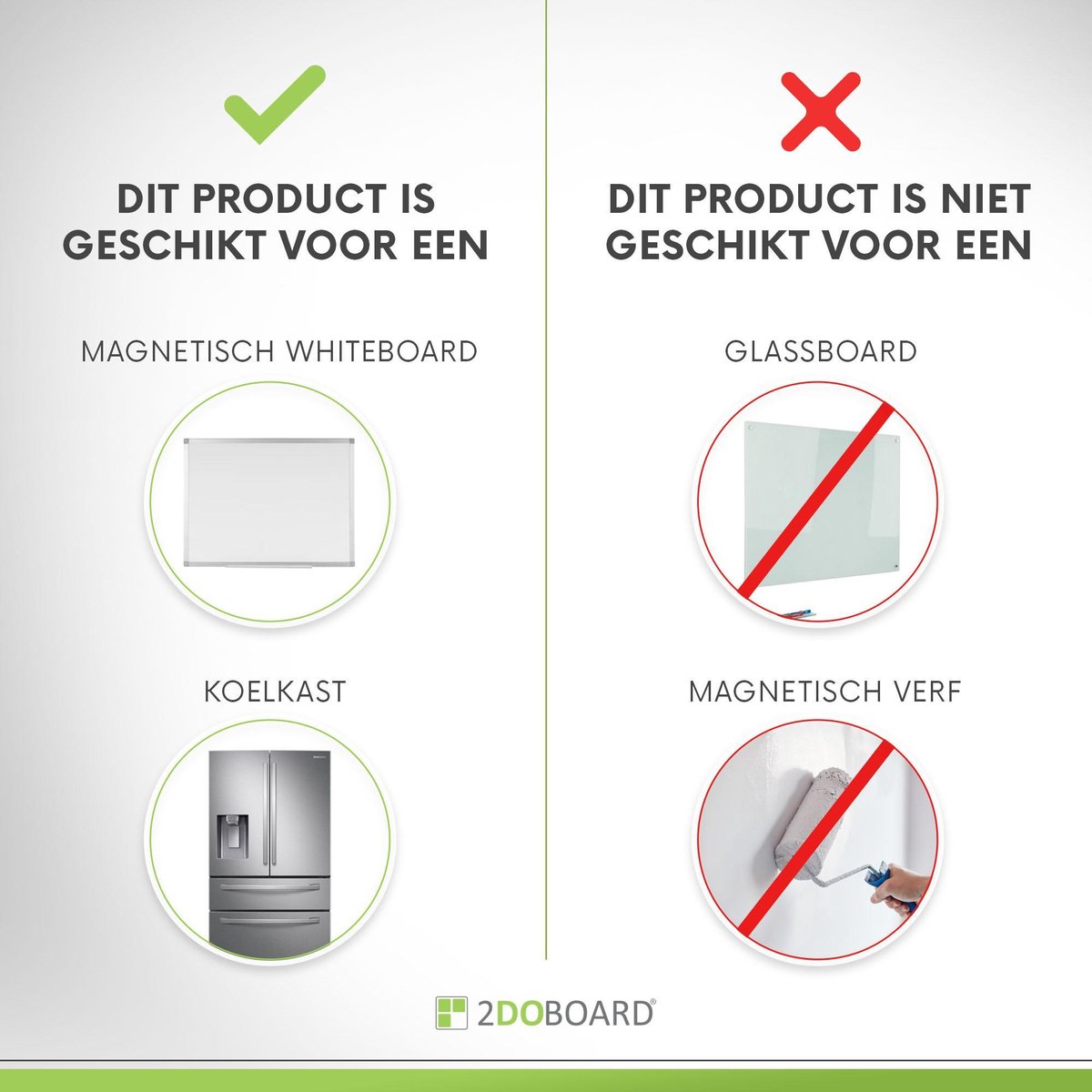 Magnetische cijfers 1-10 koelkastmagneten - pak van 10 - 2 inch kantoor- en whiteboardmagneten - voor magneetbord, whiteboard en koelkast
