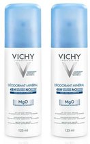 Vichy deodorant minéral spray Mgo 0% alcohol - 125 ml