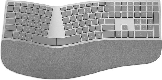 tweedehands betalen Korst MICROSOFT Ergonomisch Surface-toetsenbord - Draadloos - Bluetooth 4.0 -  Alcantaragrijs | bol.com