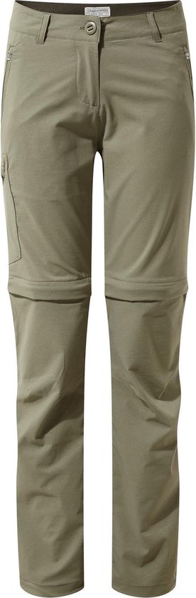 Craghoppers Afritsbroek Nosilife Pro Ii Convertible Dames Kaki Maat 42/m |  bol.com
