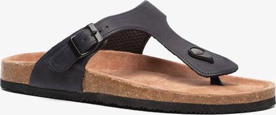 Scapino heren bio teenslippers - Blauw - Maat 43 | bol.com