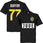 Juventus Buffon Team T-Shirt - Zwart - XS