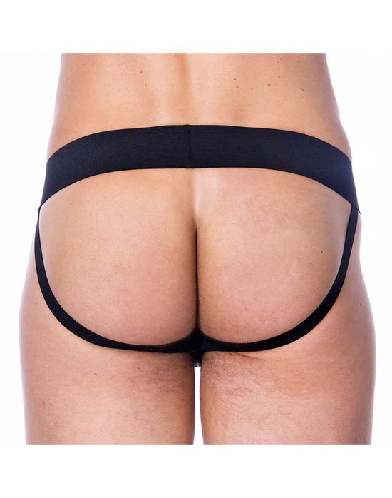 Jockstrap en cuir avec bandes élastiques - taille S