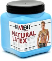 Rimba Latex Play - Vloeibaar Latex - Beschilder Je Lichaam - 500 ml - Blauw