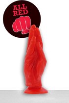 All Red Fisting Dildo 21 x 6 cm - rood