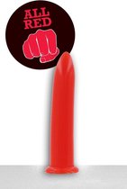 All Red Dildo 19 x 3,5 cm - rood