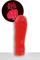 All Red Dildo 20 x 6 cm - rood