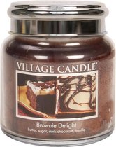 Village Candle Medium Jar Geurkaars - Brownie Delight