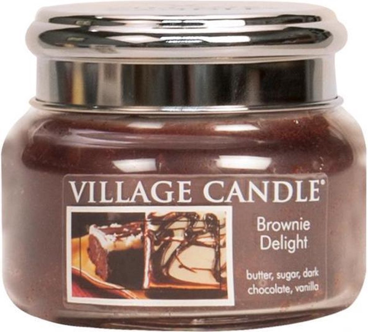 Village Candle Geurkaars Brownie Delight - Mini Jar | bol.com