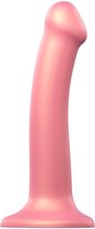 Strap on Me Dildo Metallic roze - Medium