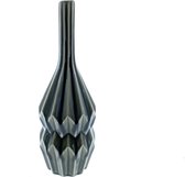 Viv! Home Luxuries Vaas keramiek - grijs - 41cm - topkwaliteit