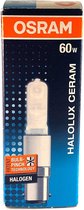 Osram Halolux Ceram 60 Watt B15d Mat Halogeen-Lamp 64469AM