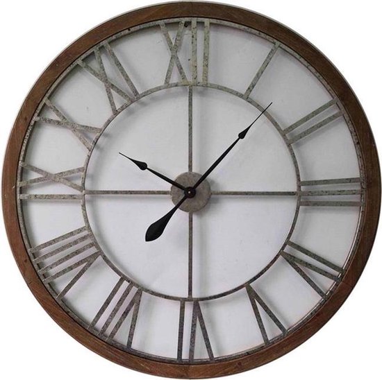 Horloge murale OLD METAL Design industriel moderne