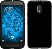 Motorola Moto E 3 Telefoon Hoesje Tpu Siliconen Case Zwart