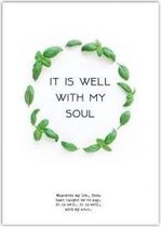 Poster 50x70 - it is well with my soul