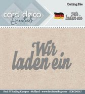 Card Deco Mal - Wir laden ein