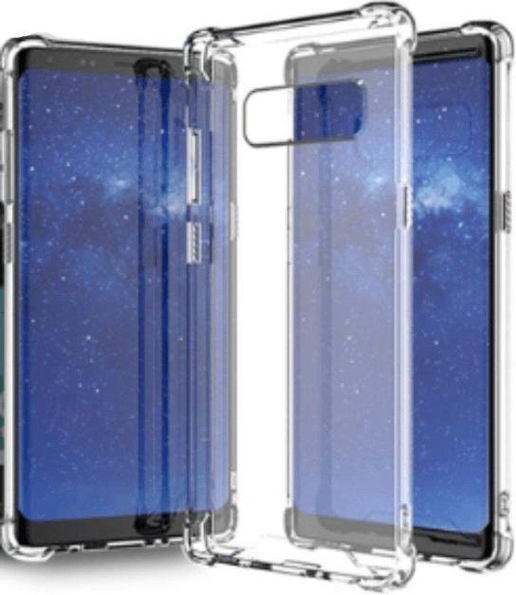 Samsung Galaxy Note 8 transparant siliconen hoes / achterkant met uitgestoken hoeken / anti shock / anti schok van het Merk FB Telecom Groothandel in telefoon accessoires