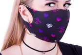 Mondkapje, mondmasker, wasbaar en herbruikbaar. Met leuke print. Maat S/M.