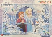 Disney Frozen supercolor puzzel 15 Clementoni