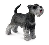 Collecta Honden: Schnauzer 6 Cm Zwart/grijs