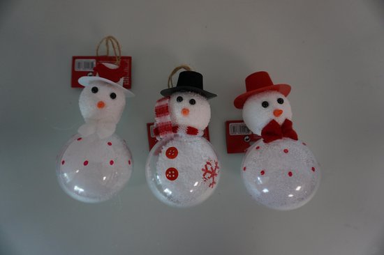 Échelle 1:12 bonhomme de neige B écharpe couleur aléatoire de maison de poupées de Noël Accessoire Boules 